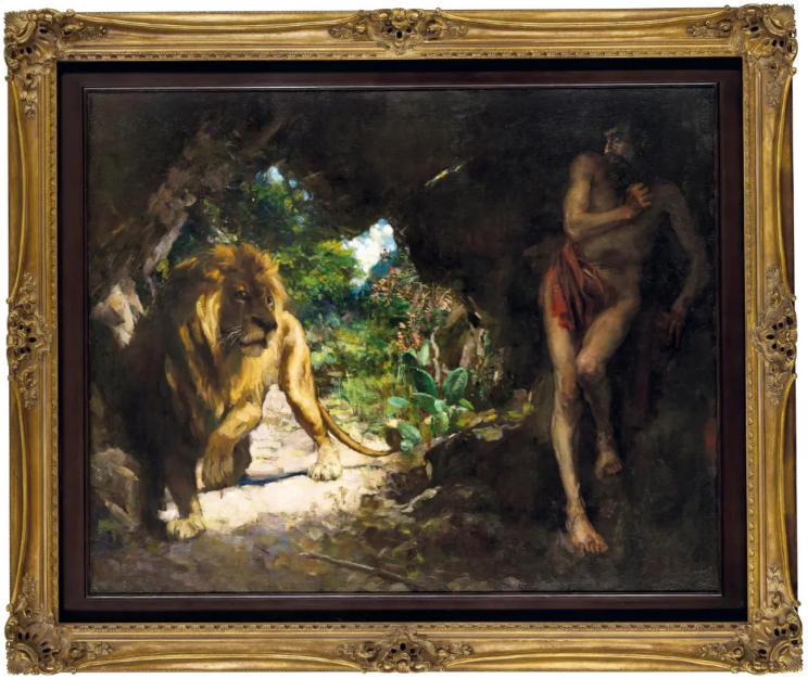 解读国宝巨作《奴隶与狮》：徐悲鸿的民族精神觉醒与艺术革命